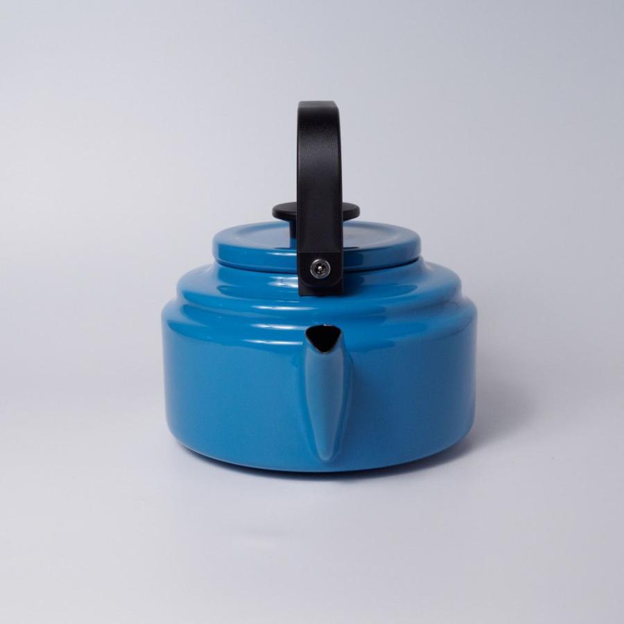 アムケトル 2.0L 湯沸かしケトル ブルー ホーロー 琺瑯 北欧 キッチン ケトル やかん ポット ヴィンテージ風 おしゃれ 96345の画像