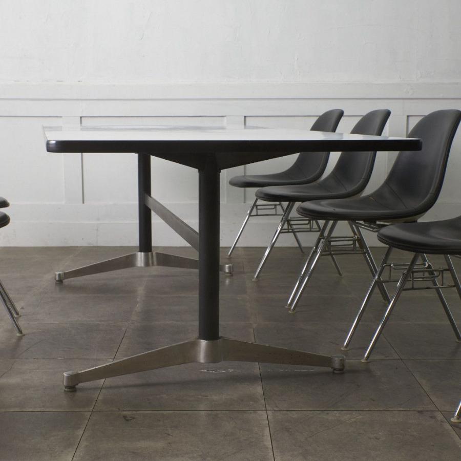 【！送料別！】 Herman Miller コントラクトベース テーブル イームズ ミーティングテーブル ワークデスク テーブル ハーマンミラー オフィス 97115 Herman Miller コントラクトベース テーブル イームズ ミーティング