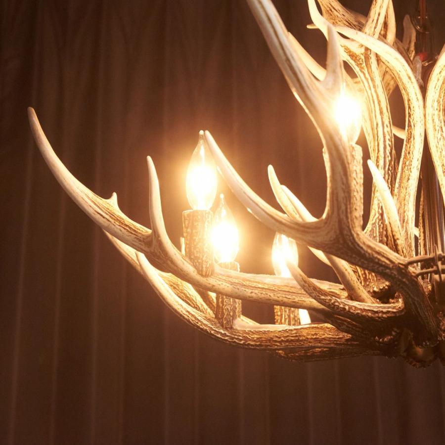 DEER HORN SMITH'S 鹿角 シャンデリア 9灯 天井照明 ペンダントライト
