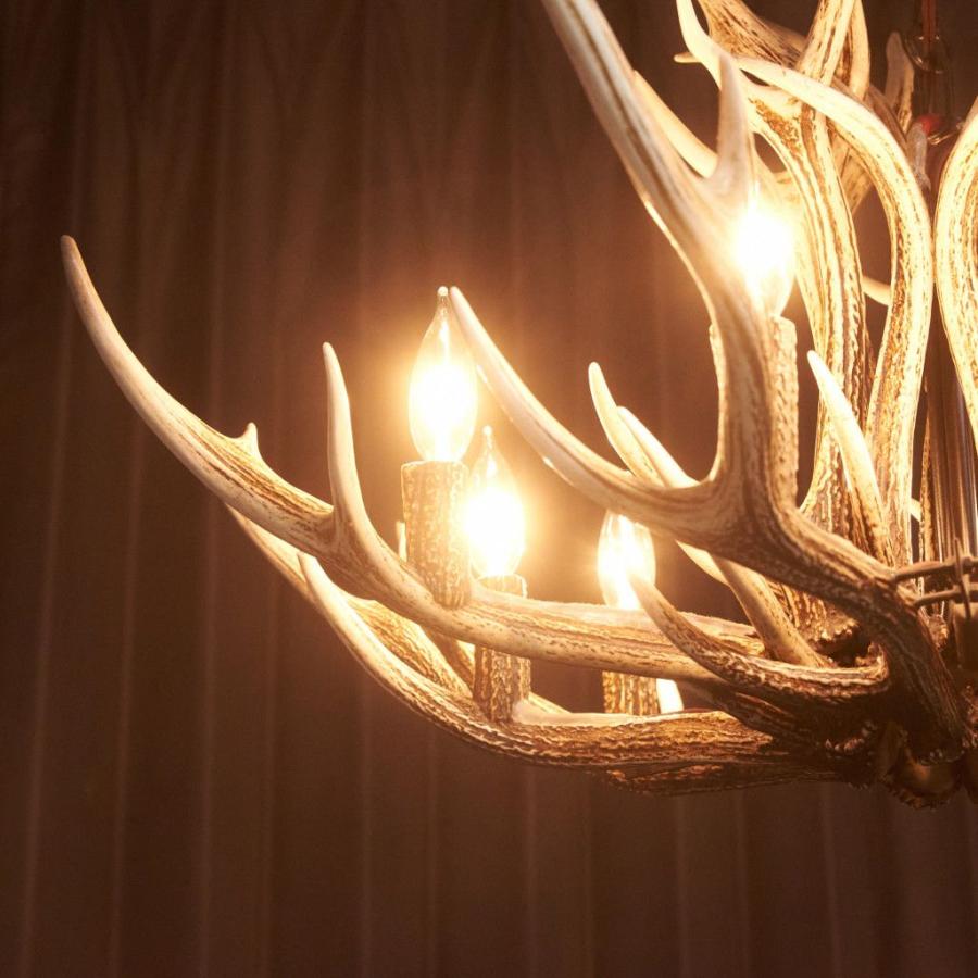 DEER HORN SMITH'S 鹿角 シャンデリア 9灯 天井照明 ペンダントライト