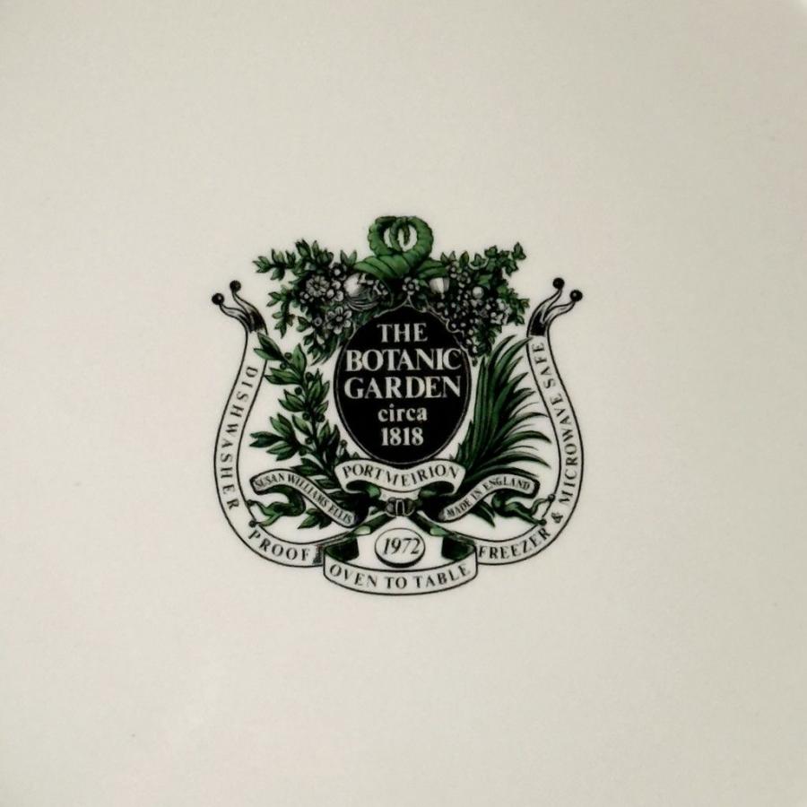イギリス Portmeirion ボタニックガーデン ディナープレート 大皿 プレート ヴィンテージ パスタプレート 陶器 BOTANIC GARDEN 98171の画像