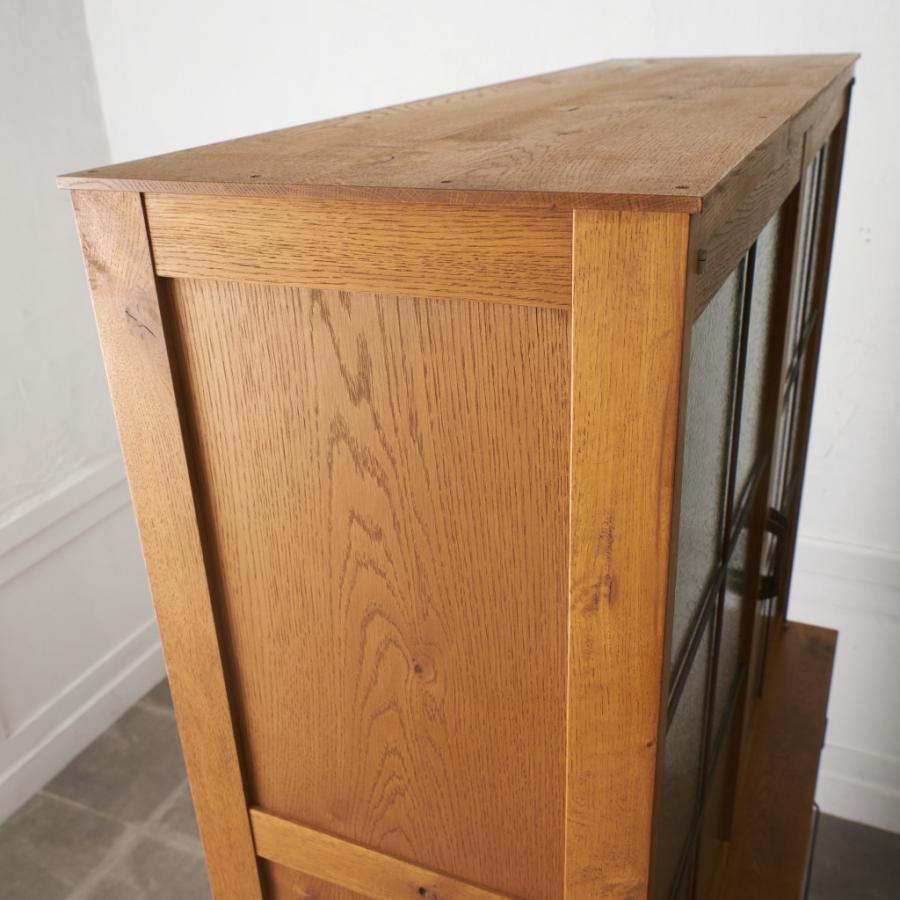 定価83万 TRUCK FURNITURE トラック ファニチャー GATTO CUPBOAD 食器棚 カップボード 本棚 木製 ナラ 無垢材 インダストリアル 98195