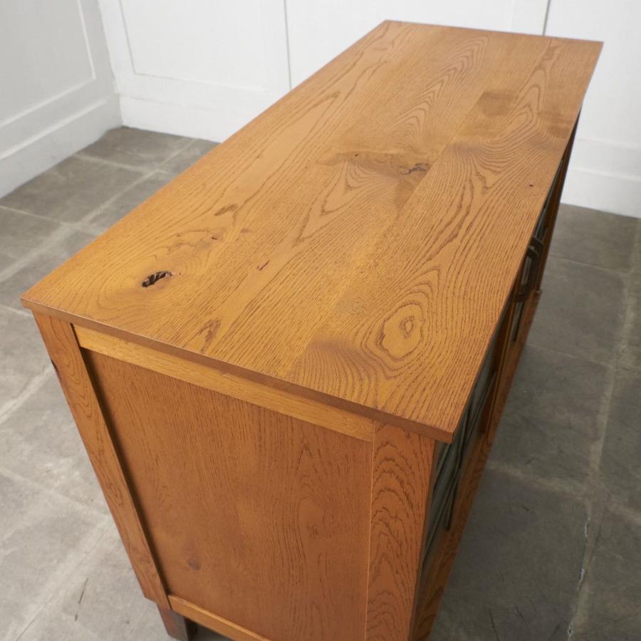 【発送の場合は即購入不可】 TRUCK FURNITURE トラック ファニチャー GATTO GLASS CABINET 飾り棚 サイドボード キャビネット ナラ 無垢材 インダストリアル 98196 TRUCK FURNITURE トラック ファニチャー GATTO GLASS CABINET 飾り棚