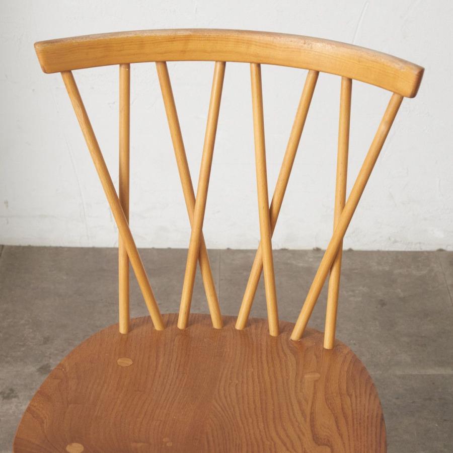 レア ercol ラティスドチェア 英国 ヴィンテージ アーコール クロス