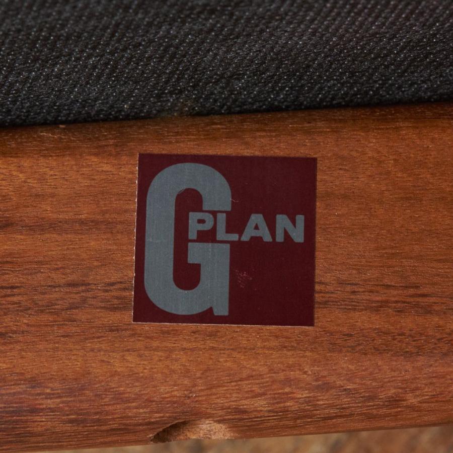 【！送料別！】 張替済 G-PLAN Fresco サーキュラーチェア ヴィンテージ チーク 英国 椅子 ジープラン フレスコ ダイニングチェア 北欧 スタイル 98916 張替済 G-PLAN Fresco サーキュラーチェア ヴィンテージ チーク 英国