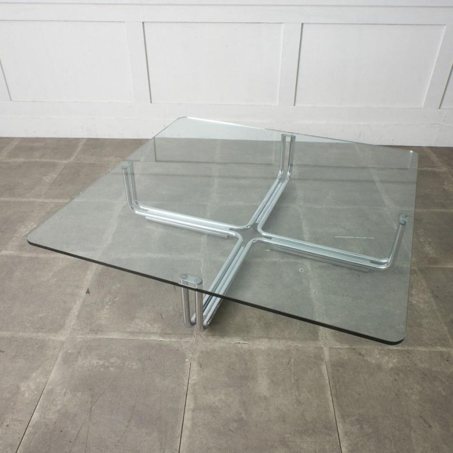 定価52万 Cassina ローテーブル 784 ガラス センターテーブル 