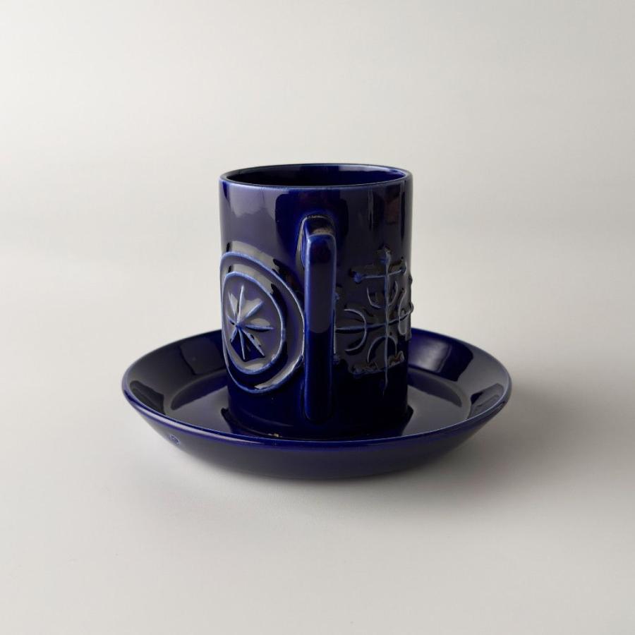 PORTMEIRION Totem カップ\u0026ソーサー 英国 ヴィンテージ コーヒーカップ 食器 ビンテージ 陶器 イギリス ポートメリオン トーテム 99141の画像