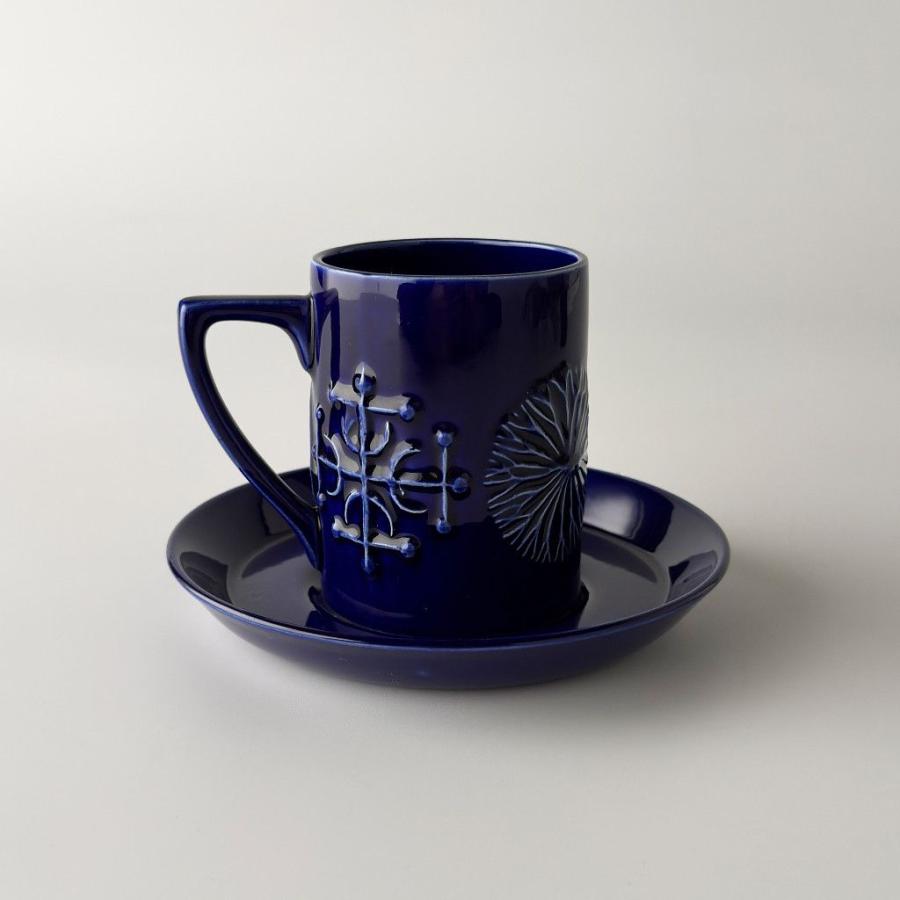 PORTMEIRION Totem カップ\u0026ソーサー 英国 ヴィンテージ コーヒーカップ 食器 ビンテージ 陶器 イギリス ポートメリオン トーテム 99142の画像