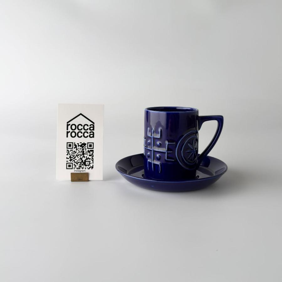 PORTMEIRION Totem カップ\u0026ソーサー 英国 ヴィンテージ コーヒーカップ 食器 ビンテージ 陶器 イギリス ポートメリオン トーテム 99142の画像