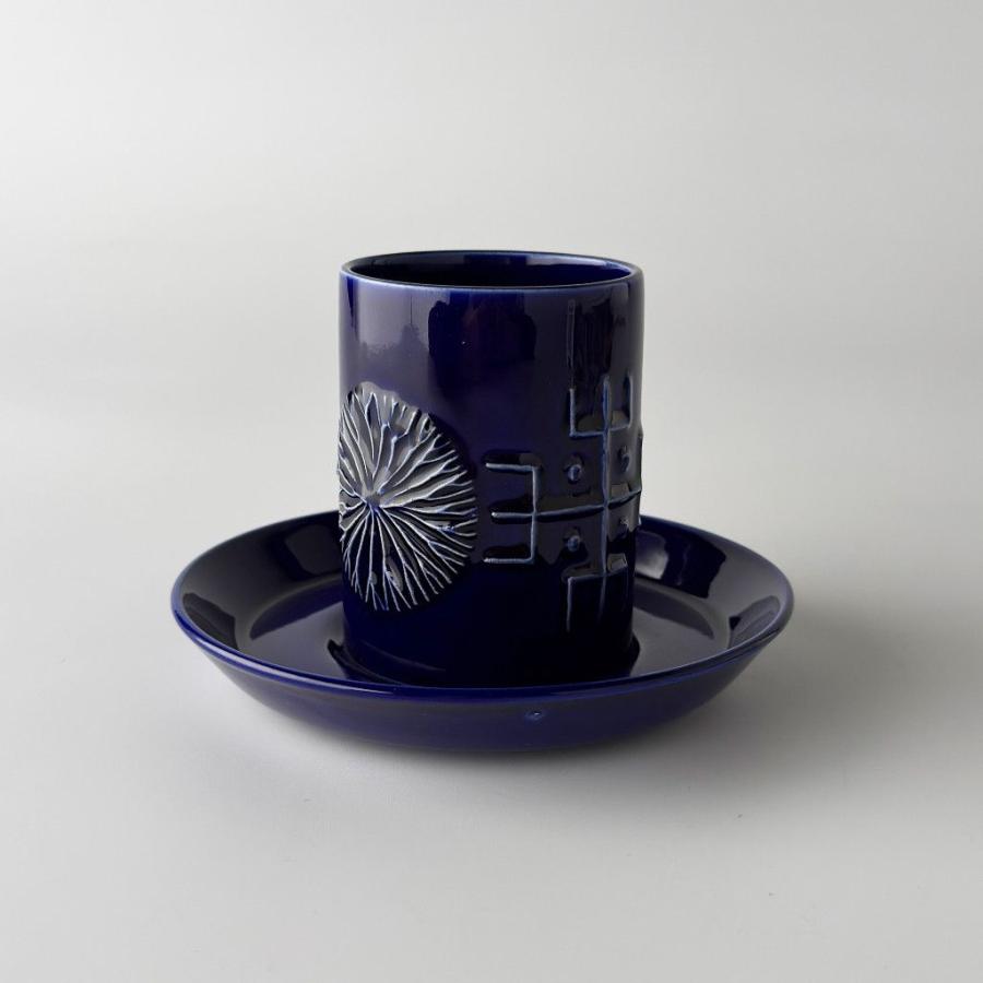PORTMEIRION Totem カップ\u0026ソーサー 英国 ヴィンテージ コーヒーカップ 食器 ビンテージ 陶器 イギリス ポートメリオン トーテム 99143の画像