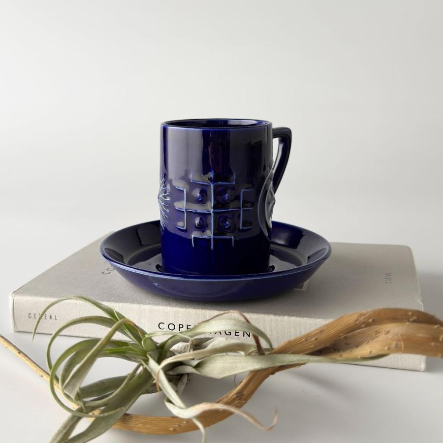 PORTMEIRION Totem カップ\u0026ソーサー 英国 ヴィンテージ コーヒーカップ 食器 ビンテージ 陶器 イギリス ポートメリオン トーテム 99144の画像