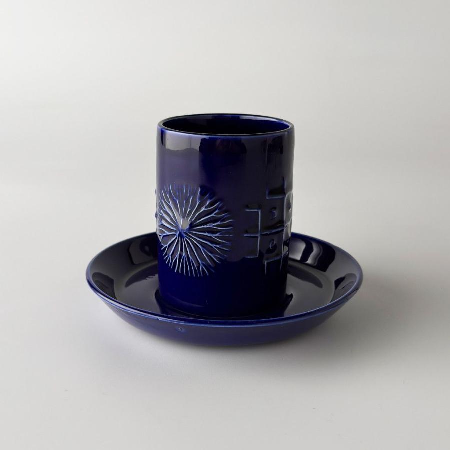 PORTMEIRION Totem カップ\u0026ソーサー 英国 ヴィンテージ コーヒーカップ 食器 ビンテージ 陶器 イギリス ポートメリオン トーテム 99144の画像