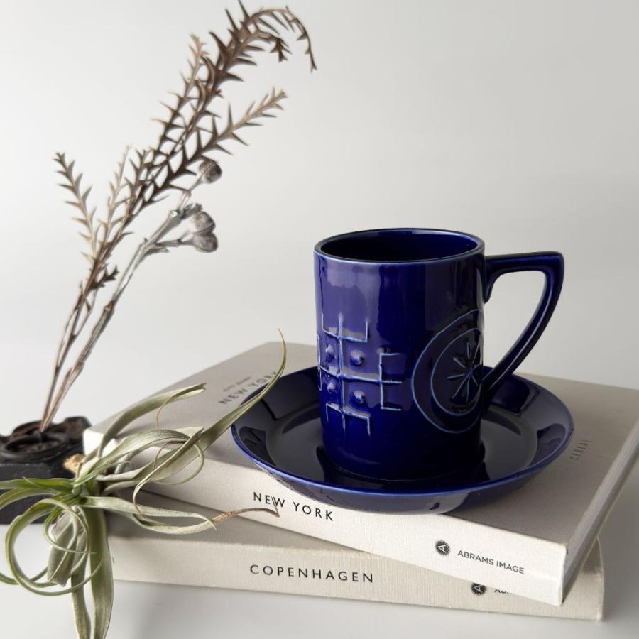 PORTMEIRION Totem カップ\u0026ソーサー 英国 ヴィンテージ コーヒーカップ 食器 ビンテージ 陶器 イギリス ポートメリオン トーテム 99145の画像