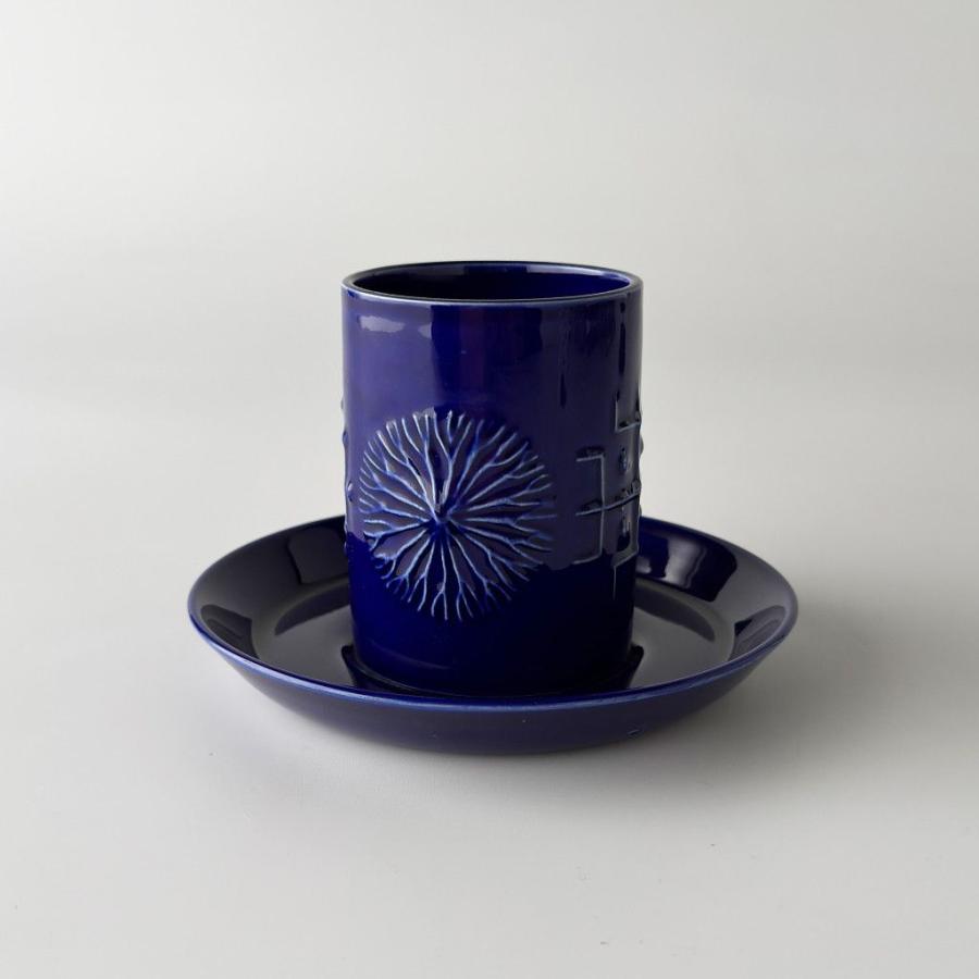 PORTMEIRION Totem カップ\u0026ソーサー 英国 ヴィンテージ コーヒーカップ 食器 ビンテージ 陶器 イギリス ポートメリオン トーテム 99145の画像