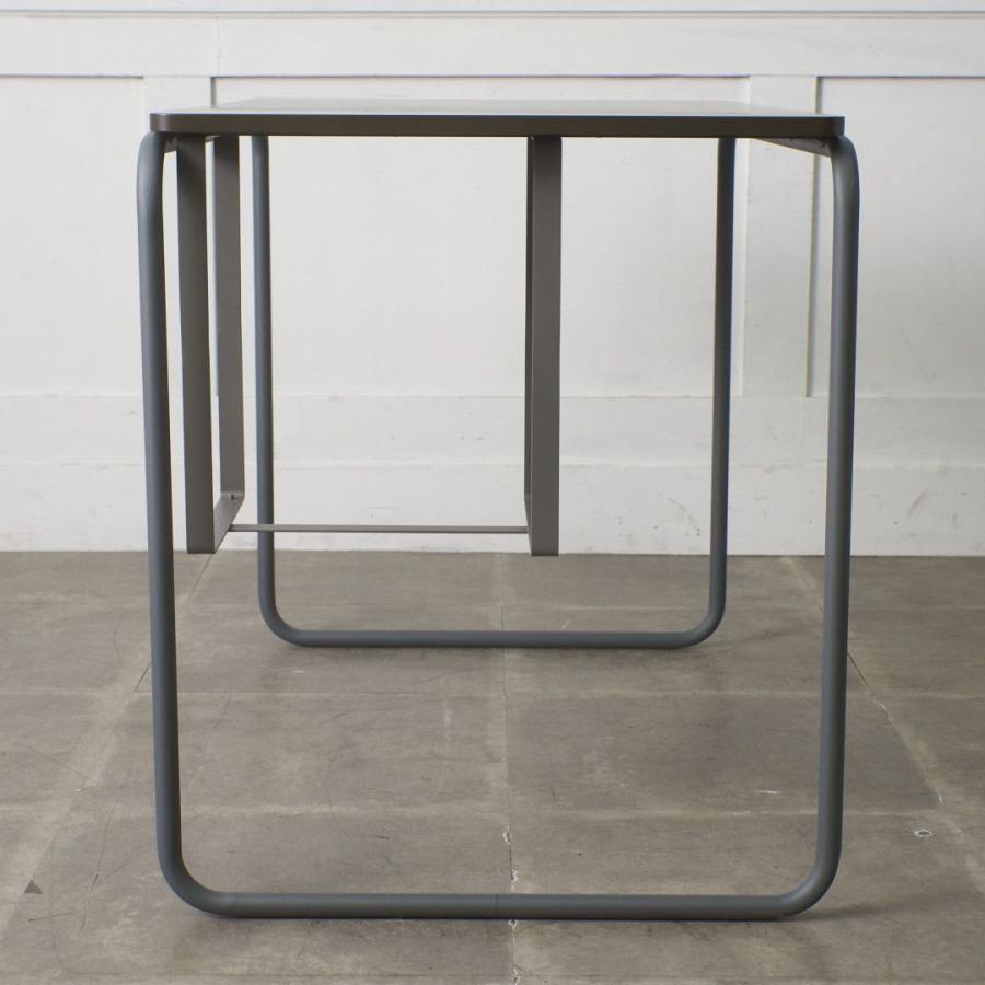 展示品 無印良品 THONET スチールパイプデスク M ダークグレー デスク 
