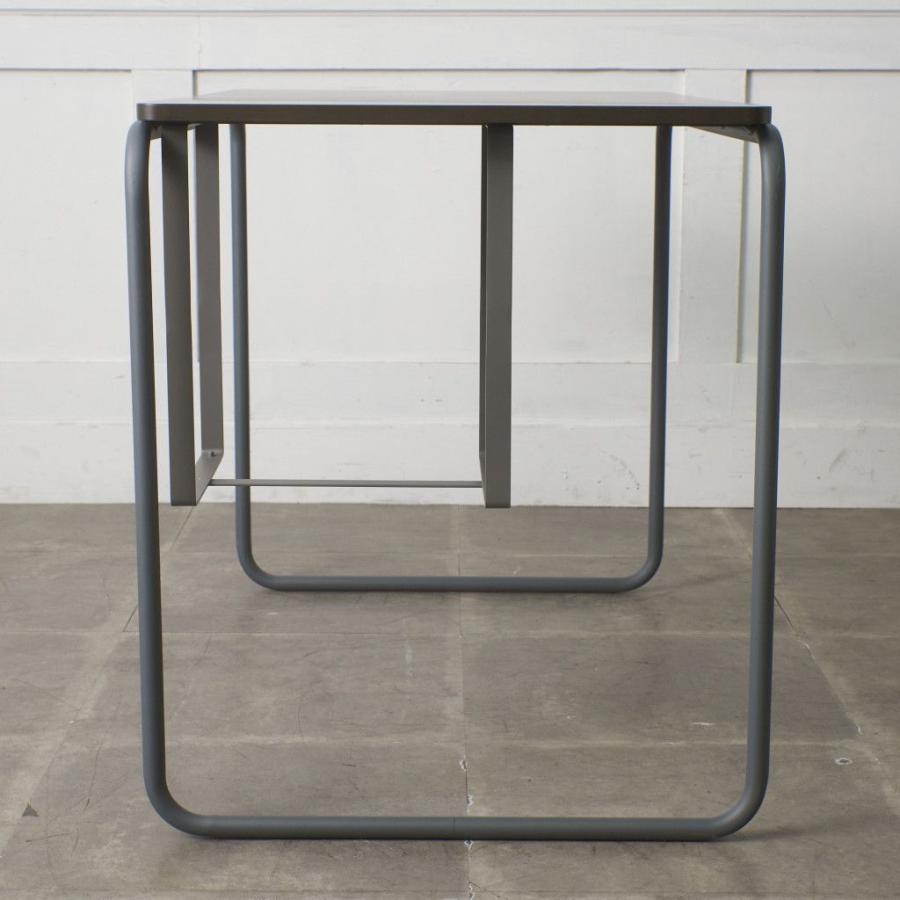 展示品 無印良品 THONET スチールパイプデスク M ダークグレー デスク
