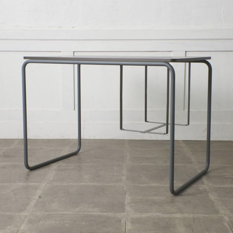 展示品 無印良品 THONET スチールパイプデスク M ダークグレー デスク