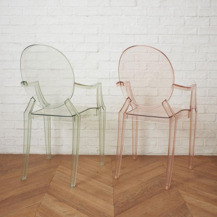 【！送料別！】 2脚セット カルテル LOUIS GHOST アームチェア スタッキング フィリップ スタルク Kartell ルイゴースト ダイニングチェア 椅子 99564 2脚セット カルテル LOUIS GHOST アームチェア スタッキング