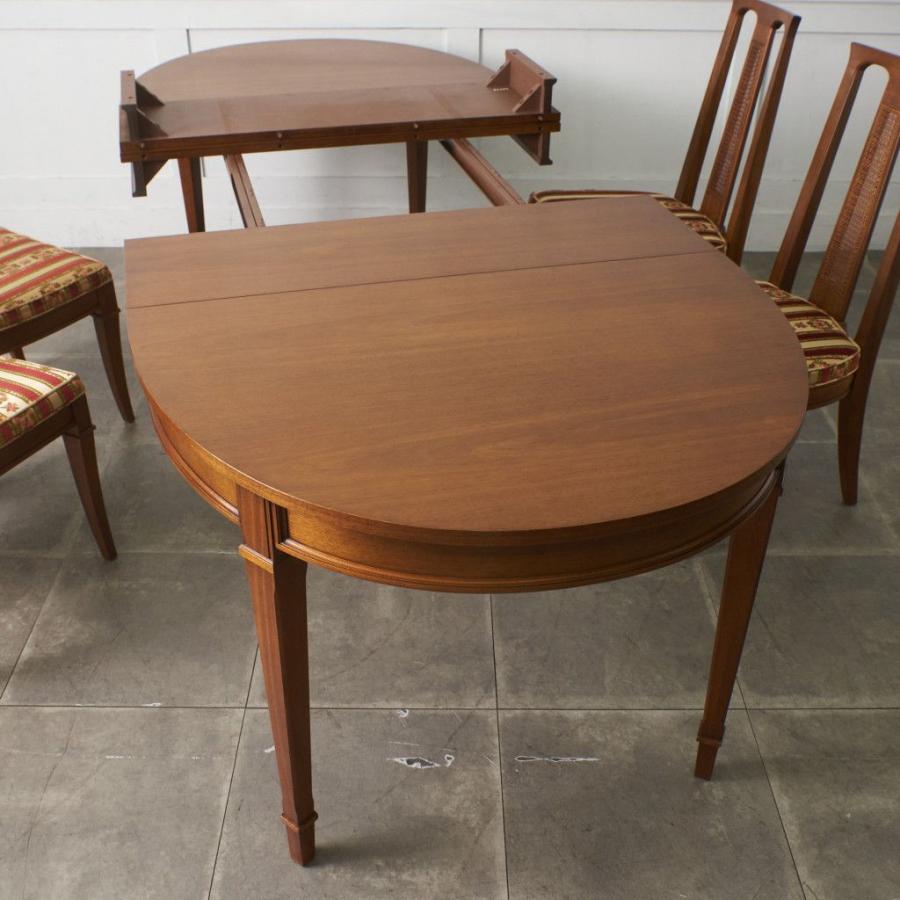 定価31万 Drexel Heritage トライユン ダイニングテーブル 高級 クラシック オーバル 伸張式 食卓 TRIUNE ドレクセル ヘリテイジ 99591