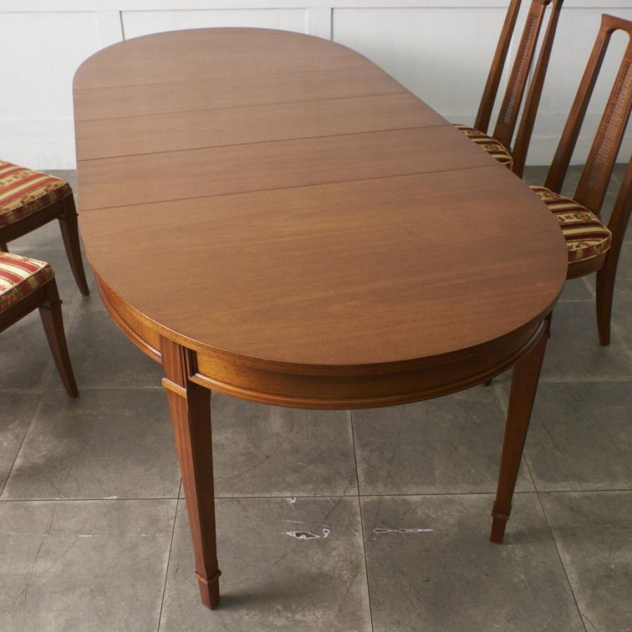 定価31万 Drexel Heritage トライユン ダイニングテーブル 高級 クラシック オーバル 伸張式 食卓 TRIUNE ドレクセル ヘリテイジ 99591
