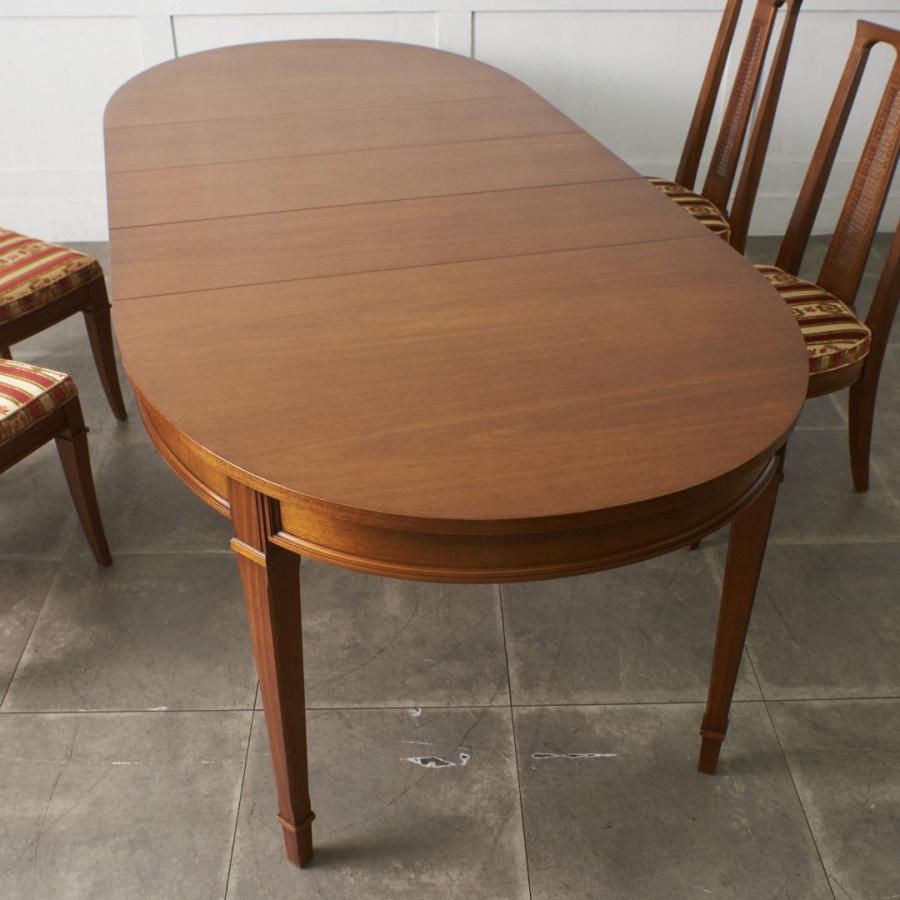 定価31万 Drexel Heritage トライユン ダイニングテーブル 高級 クラシック オーバル 伸張式 食卓 TRIUNE ドレクセル ヘリテイジ 99591