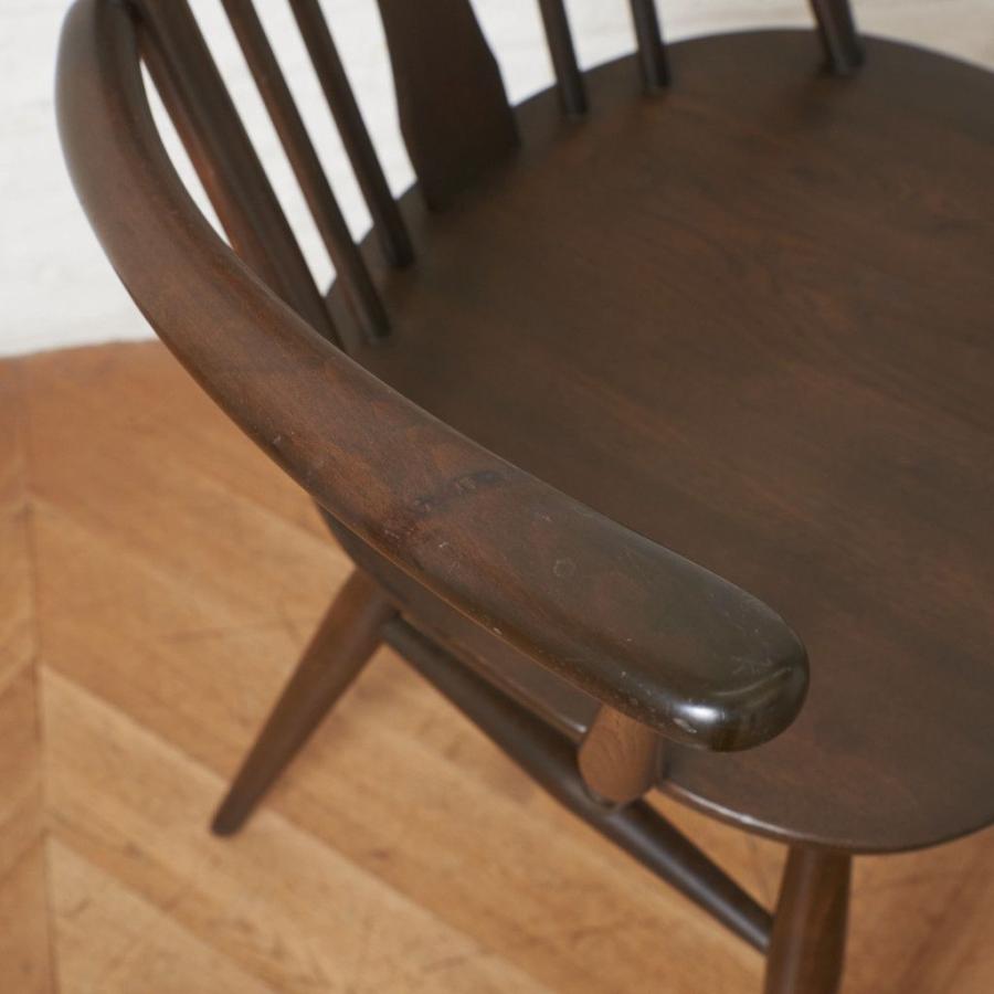 Ercol スワンバックチェア アーコール 英国 ヴィンテージ ダイニングチェア ウィンザーチェア アームチェア イギリス ビンテージ 99860_11