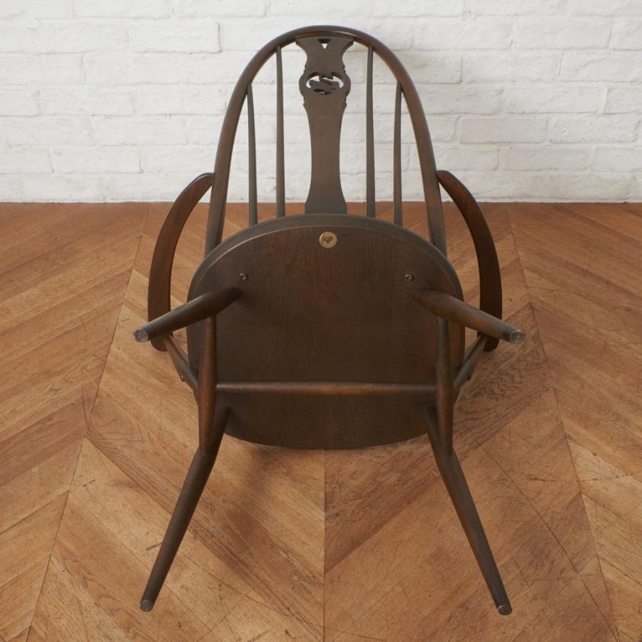Ercol スワンバックチェア アーコール 英国 ヴィンテージ ダイニングチェア ウィンザーチェア アームチェア イギリス ビンテージ 99860_13