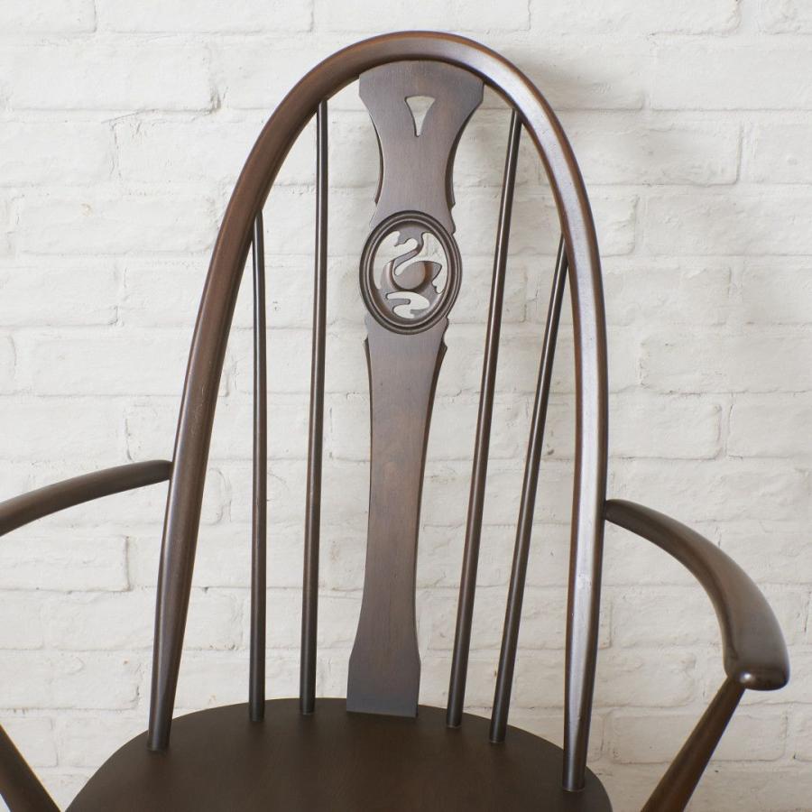 Ercol スワンバックチェア アーコール 英国 ヴィンテージ ダイニングチェア ウィンザーチェア アームチェア イギリス ビンテージ 99860_1