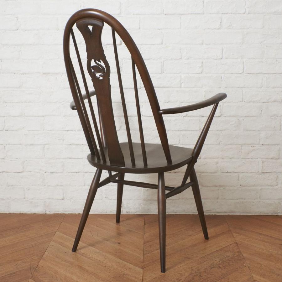 Ercol スワンバックチェア アーコール 英国 ヴィンテージ ダイニングチェア ウィンザーチェア アームチェア イギリス ビンテージ 99860_3