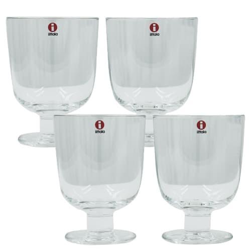 並行輸入品』イッタラ レンピ グラス 340ml クリア 4個セット iittala 