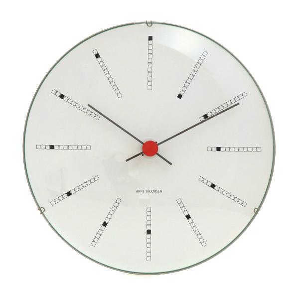 ARNE JACOBSEN アルネ・ヤコブセン 掛け時計 Bankers wall clock バンカーズクロック ホワイト 21cm｜rocco-shop｜02