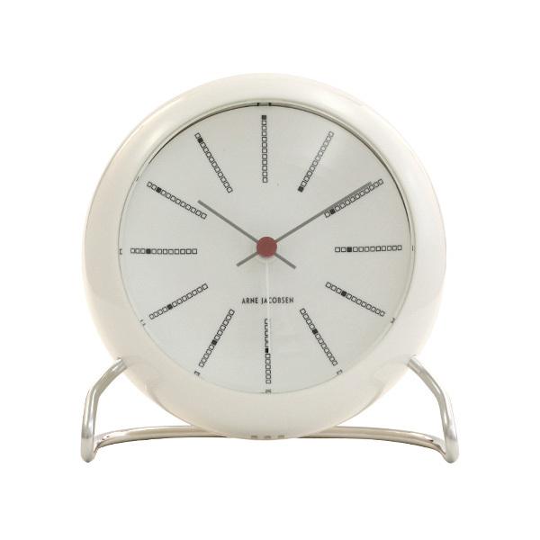 アルネヤコブセン 置き時計 バンカーズ テーブルクロック　ホワイト 楽天市場】ARNE JACOBSEN TABLE CLOCK BANKERS アルネ