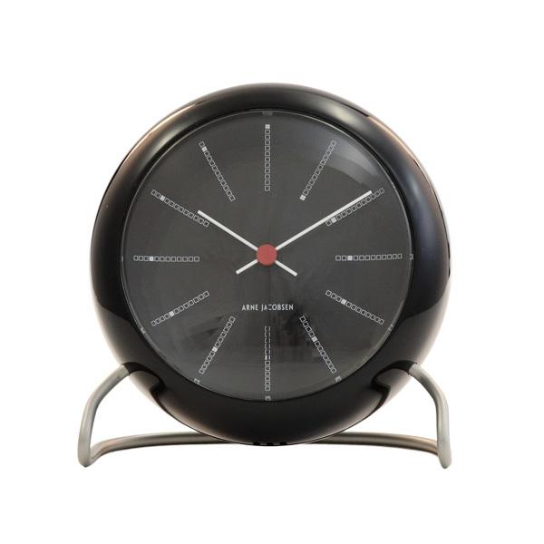 ARNE JACOBSEN アルネ・ヤコブセン 置時計 Bankers table clock バンカーズ テーブルクロック ブラック 11cm｜rocco-shop｜02