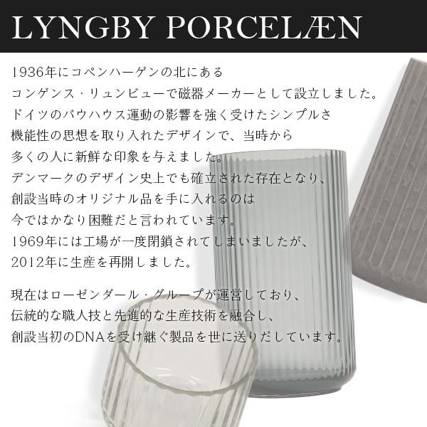 Lyngby Porcelaen リュンビュー ポーセリン Lyngbyvase Glass ベース グラス 31cm アンバー 花瓶 デンマーク 中古