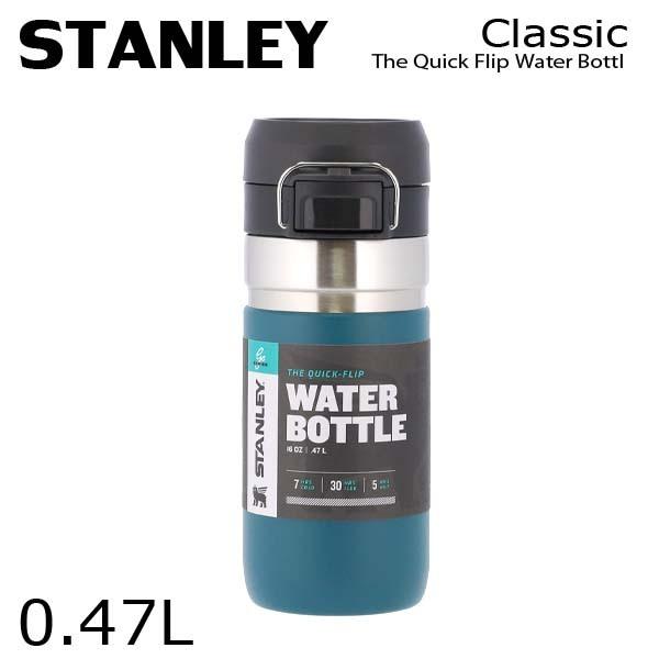 STANLEY スタンレー ボトル ゴー クイックフリップ ボトル ラグーン 0.47L 16oz マグボトル 水筒 アウトドア キャンプ｜rocco-shop