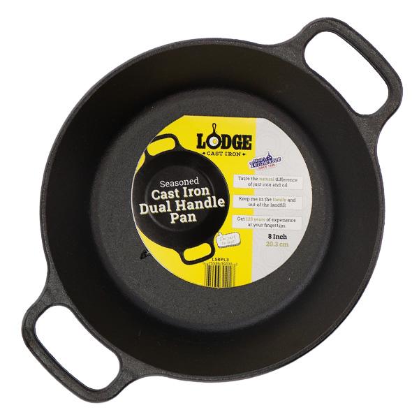 LODGE ロッジ ロジック ラウンドパン ループハンドル 8インチ CAST IRON DUAL HANDLE PAN L5RPL3 ラウンドパン｜rocco-shop｜03