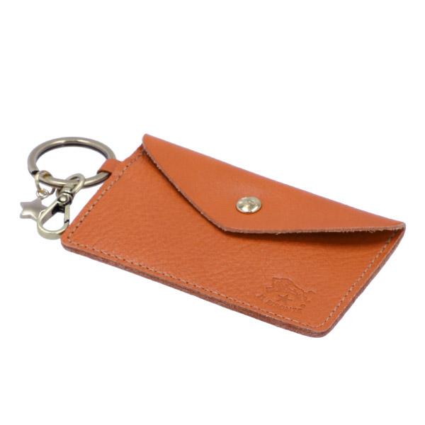 IL BISONTE イルビゾンテ SCARLINO KEYRING キーリング付きカードケース CARAMEL キャラメル CA101 SKH042|rocco-shop|03