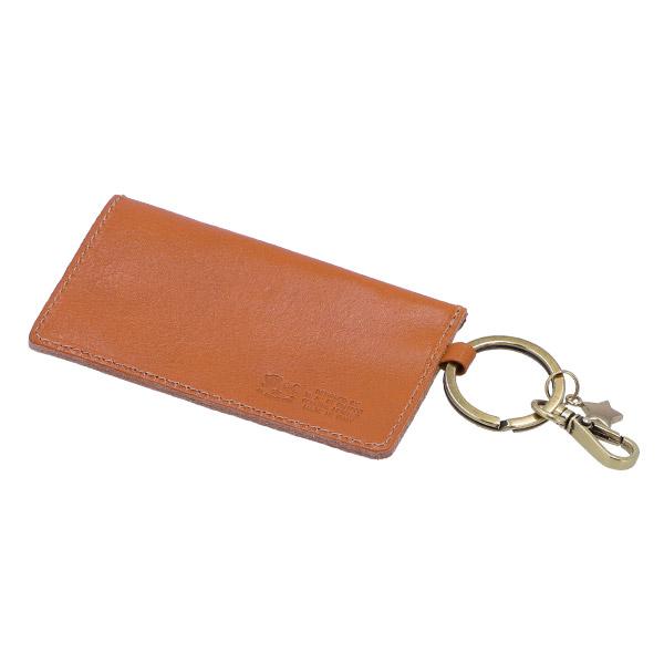 IL BISONTE イルビゾンテ SCARLINO KEYRING キーリング付きカードケース CARAMEL キャラメル CA101 SKH042|rocco-shop|04