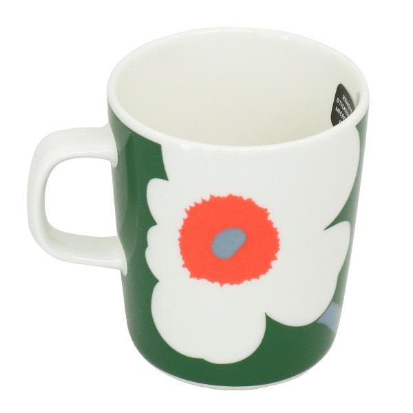 ♡マリメッコ　ウニッコ　60周年 グリーン×オレンジ　マグカップ　プレート marimekko 『並行輸入品』Marimekko マリメッコ Unikko 60th