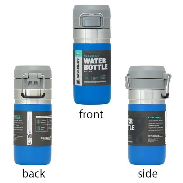 STANLEY（スタンレー） 『並行輸入品』 ゴー クイックフリップ ボトル アズール 0.47L 16oz 水筒 マグボトル ステンレス ...