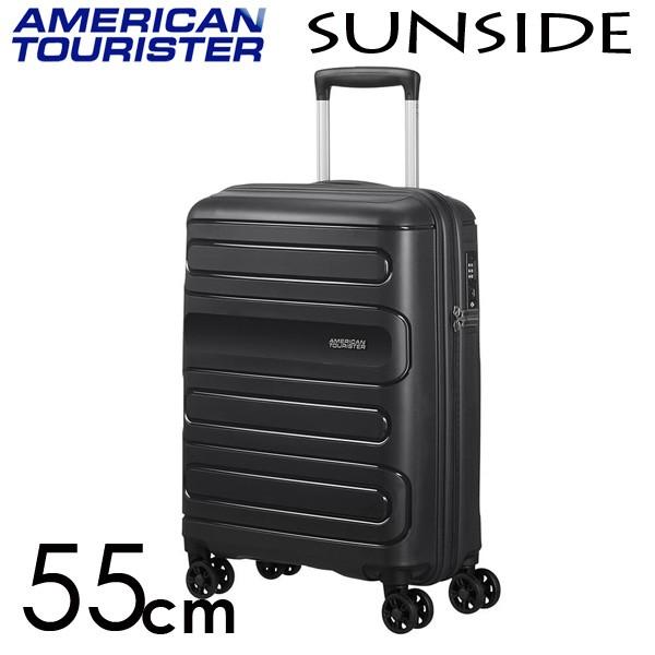 サムソナイト アメリカンツーリスター サンサイド 55cm ブラック Sunside 38L Samsonite - (KP0157)訳あり アメリカンツーリスター サンサイド 55cm