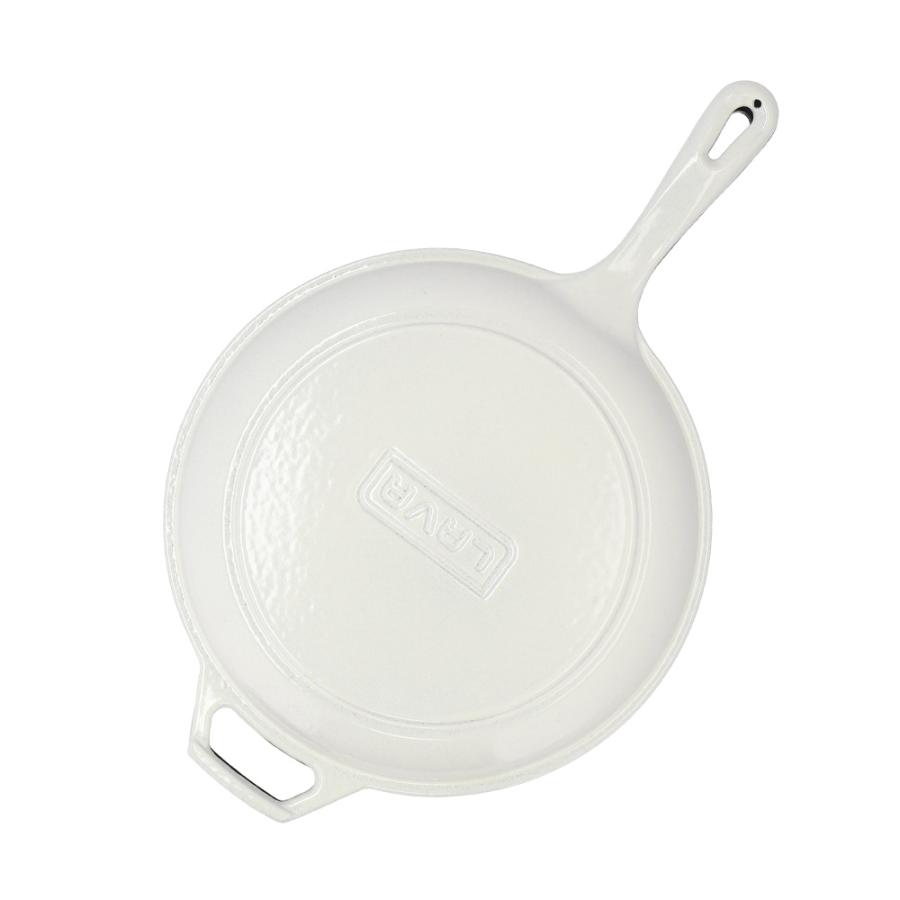 LAVA コンボ マジョリカホワイト 26cm ホーロー片手鍋 蓋付き