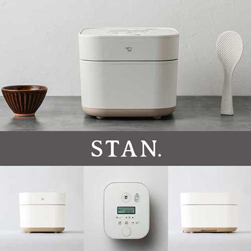 STAN. 炊飯器 象印 スタン 5.5合 IH 炊飯ジャー ホワイト NW-SB10-WA