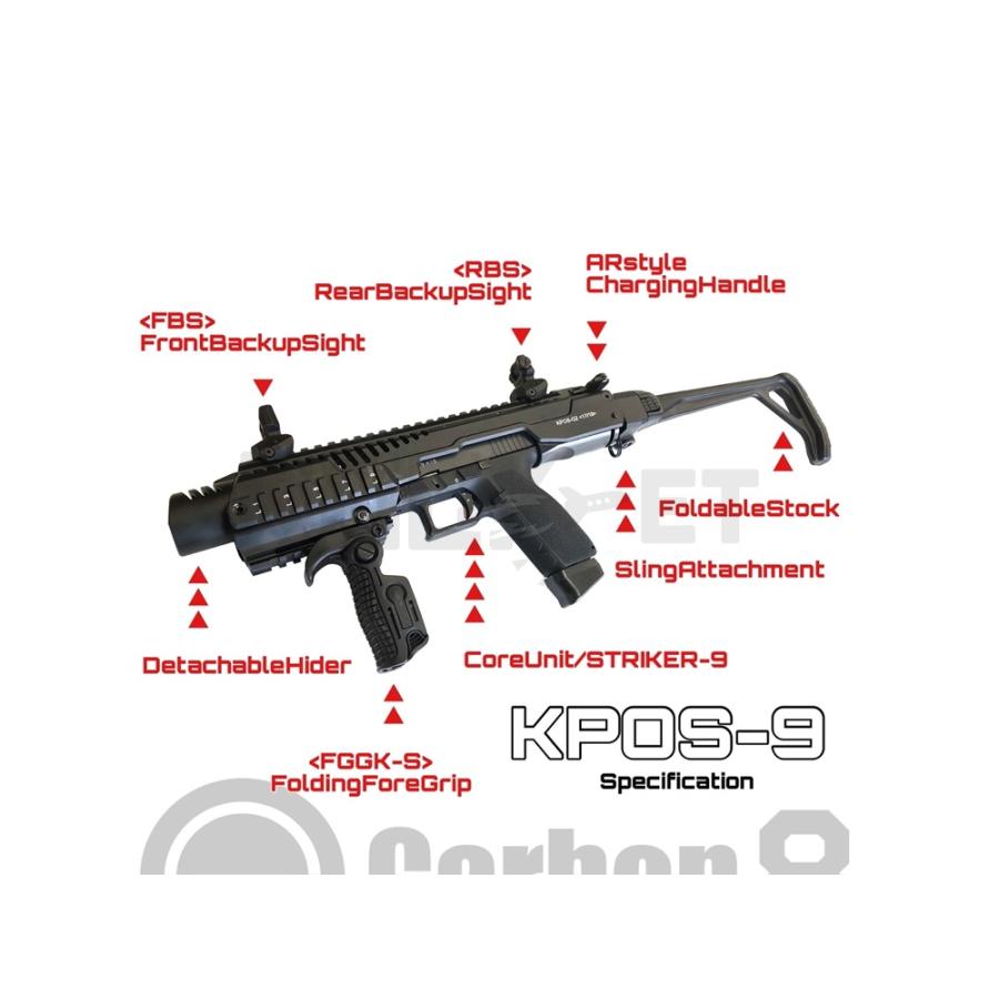 Carbon8 KPOS-9 ピストルカービン CO2ブローバック : ROCK-et Yahoo!店