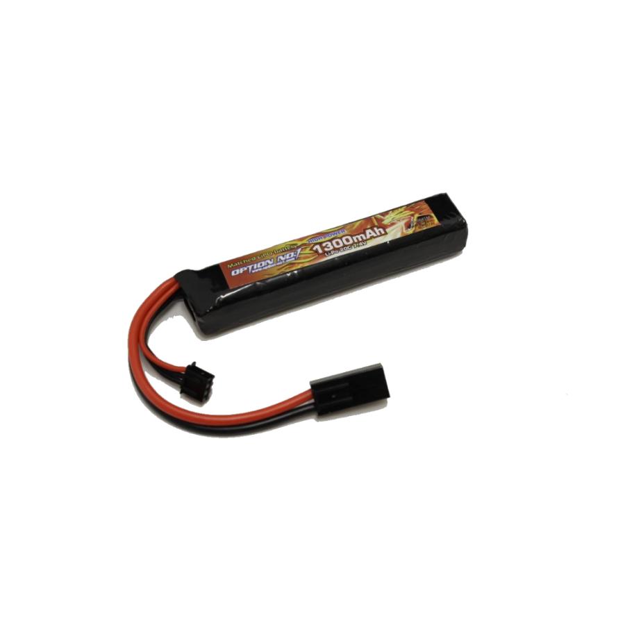 OPTION No.1 GB-0041M - HIGH POWER LiPo 7.4V 1300mAh｜rock-et