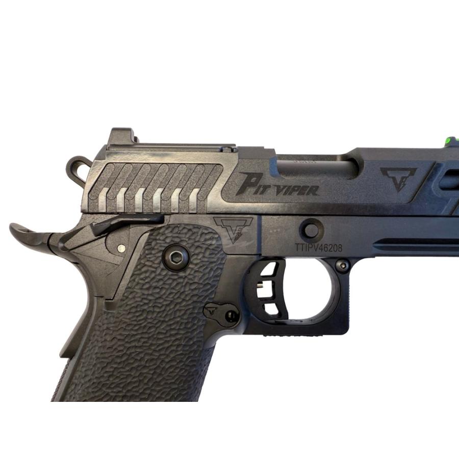 NGS BATON airsoft BT-SAND VIPER BK ”PIT VIPER深彫” 刻印カスタム