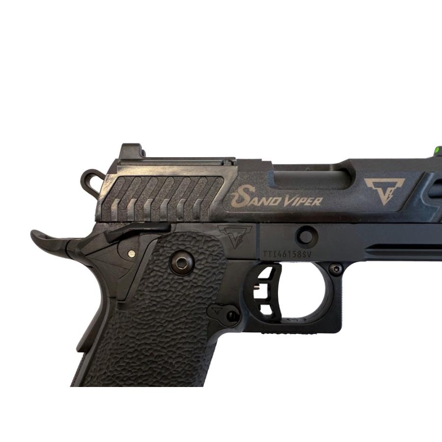 NGS BATON airsoft BT-SAND VIPER BK リアル刻印カスタム CO2GBB