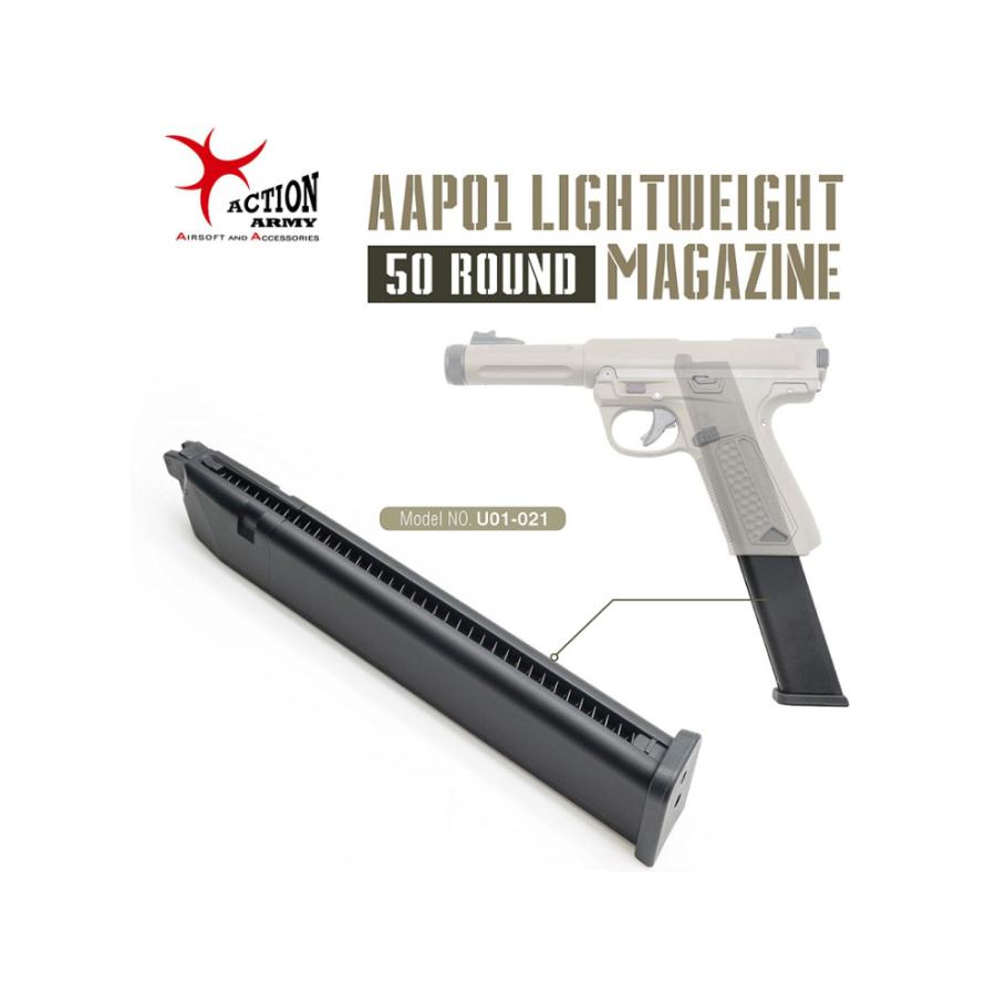 AAP01アサシンアッパー一式 マガジン Action Army AAP-01 アサシン ライトウェイト 50連ロング