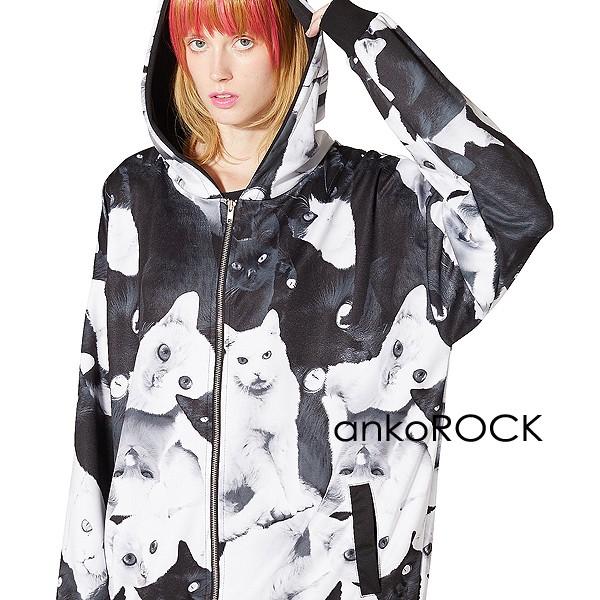 人気カラー再販 Ankorock アンコロック パーカー メンズ ジップパーカー レディース ユニセックス プリント ねこ猫猫 ジップアップパーカー ビッグシルエット モノクロ ネコ Art5335 Ankorock 通販 Yahoo ショッピング 受賞店舗 Karmagazine Net