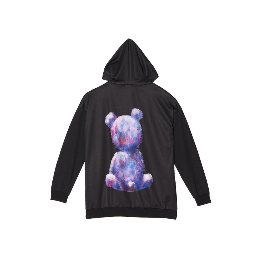 期間限定特別価格 Ankorock ブランド 服 ユニセックス アンコロック Ankorock アンコロック テディベア ビッグシルエット クマ 熊 くま プリント ユニセックス レディース プルオーバー メンズ パーカー トップス